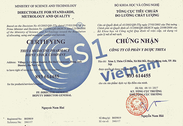 chứng nhận