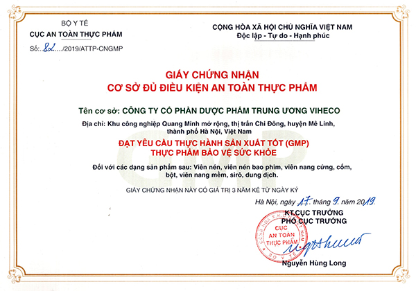 chứng nhận